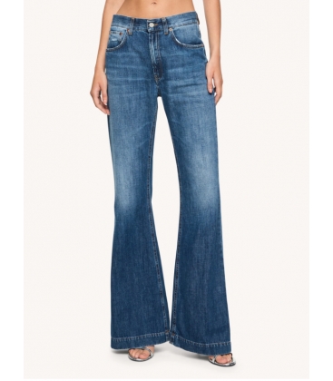 DONDUP DP728 DF0261D GY7 800 JEANS OLIVIA BOOTCUT DONNA IN DENIM FISSO