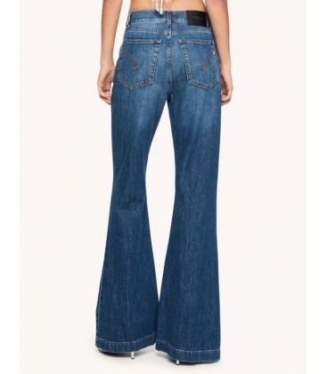DONDUP DP728 DF0261D GY7 800 JEANS OLIVIA BOOTCUT DONNA IN DENIM FISSO