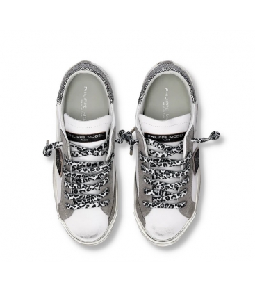 Philippe Model Sneakers Prsx Donna PRLD VML2 Bianco Grigio Nero