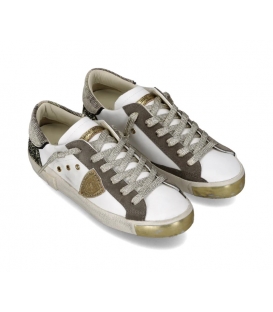 Philippe Model Sneakers Prsx Donna PRLD CG01 Bianco Verde Militare