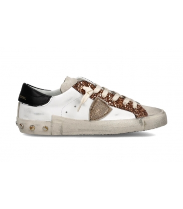 Philippe Model Sneakers Prsx Donna PRLD VG04 Bianco Terra Bruciata