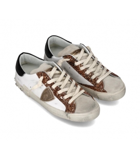 Philippe Model Sneakers Prsx Donna PRLD VG04 Bianco Terra Bruciata