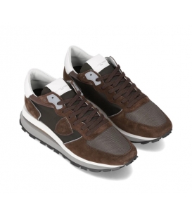 Philippe Model Uomo Sneakers Tropez Haute TKLU W023 Marrone