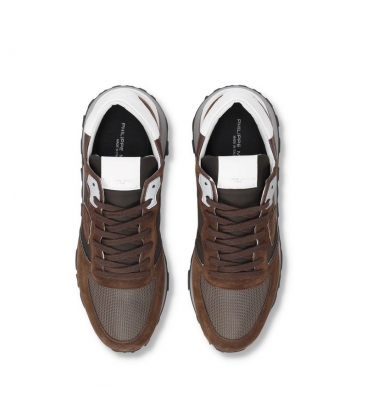Philippe Model Uomo Sneakers Tropez Haute TKLU W023 Marrone