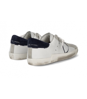 Philippe Model Uomo Sneaker bassa Prsx PRLU VX22 bianco e blu