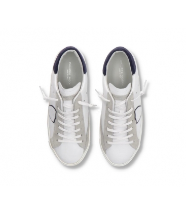 Philippe Model Uomo Sneaker bassa Prsx PRLU VX22 bianco e blu