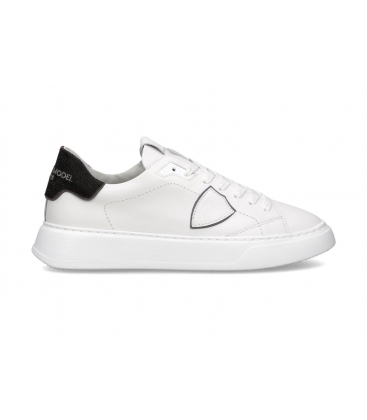Philippe Model Uomo Sneakers Temple BTLU VVC1 Bianco Nero