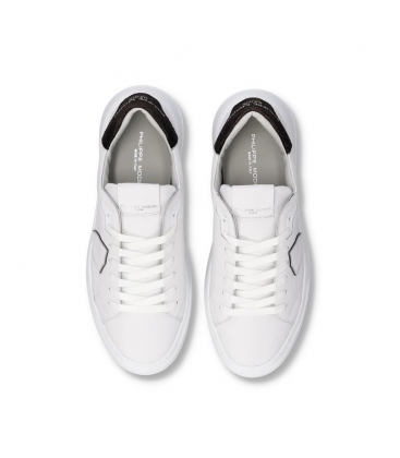 Philippe Model Uomo Sneakers Temple BTLU VVC1 Bianco Nero