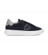 Philippe Model Uomo Sneakers Temple BTLU NB26 Bianco, Blu Grigio