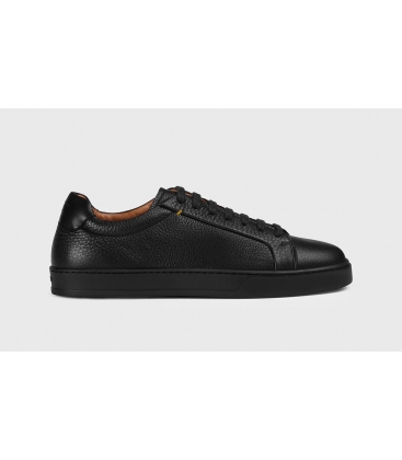 DOUCAL'S Sneaker in pelle bottalata nera DU3483SPENPF797NN00