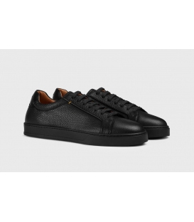 DOUCAL'S Sneaker in pelle bottalata nera DU3483SPENPF797NN00
