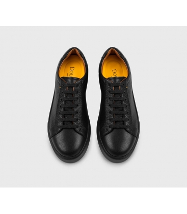 DOUCAL'S Sneaker in pelle bottalata nera DU3483SPENPF797NN00