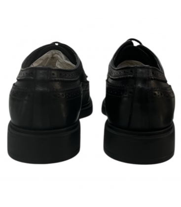 DOUCAL'S Stringata coda di rondine in pelle NERA DU3505RALPUF259NN00