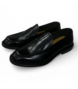 DOUCAL'S Mocassino in pelle nera DU2405PHOEUY007NN00