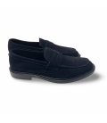 DOUCAL'S Mocassino in suede blu DU2405PHOEUY009NB00